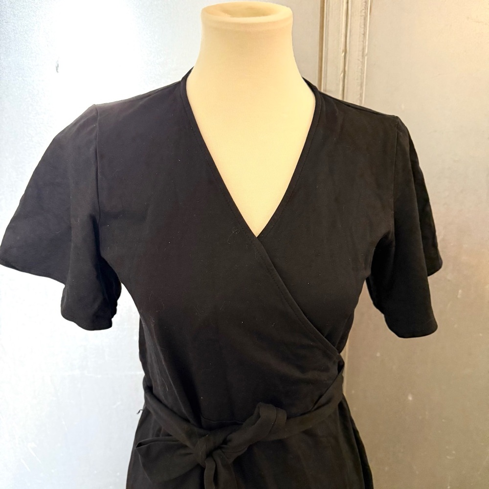 Roolee NWT Black Wrap Dress
